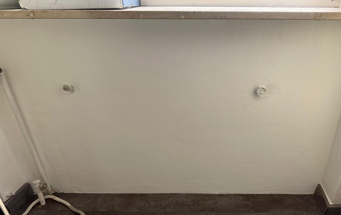 Innendämmung einer Heizungsnische nachher